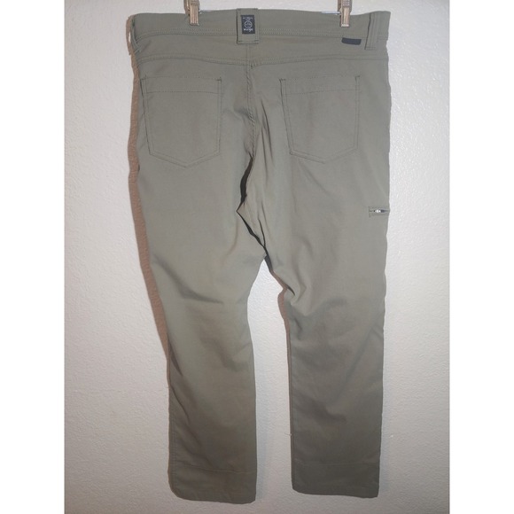 Wrangler Men's Pants ATG All Terrain Gear Size 38X30(38X28) Oliver Green Hiking - Picture 2 of 7
